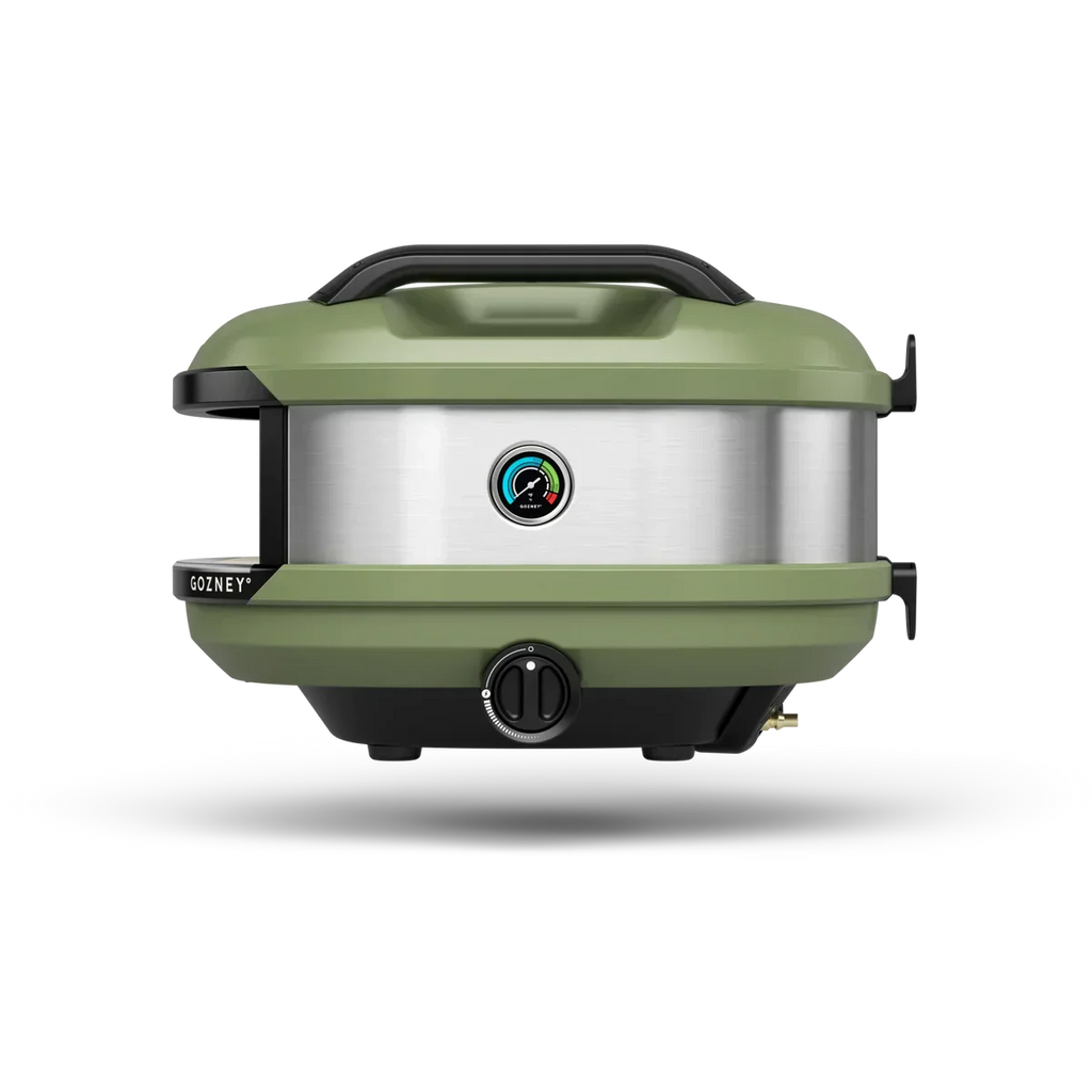 Gozney Tread Pizza Oven in Olive Green